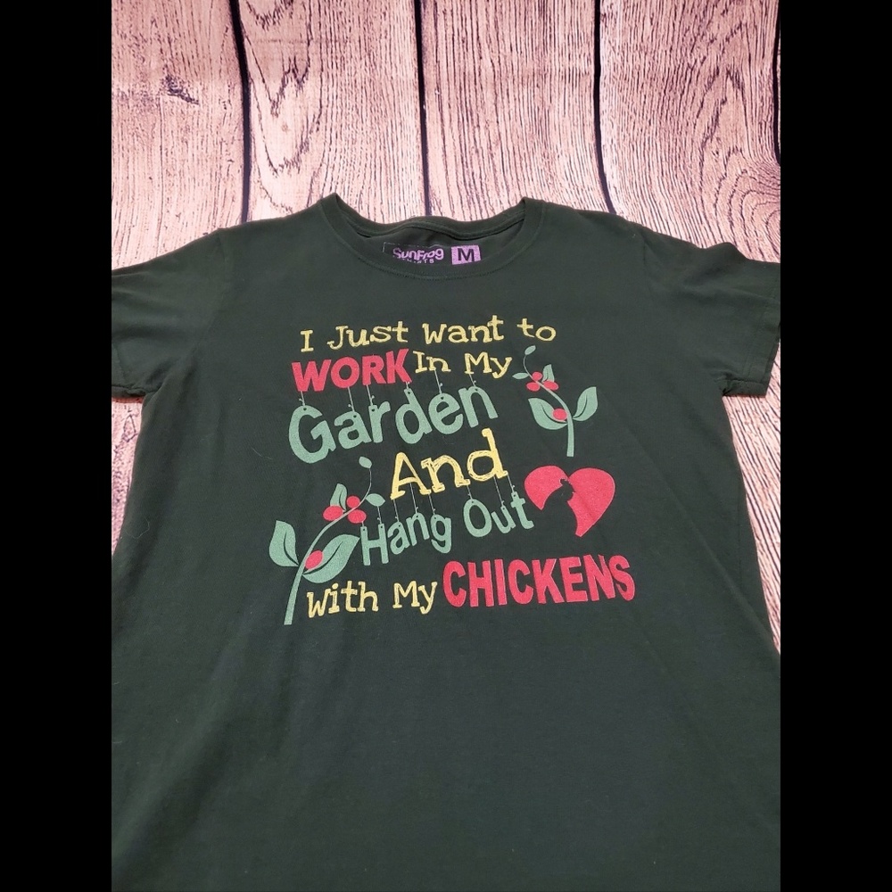 T-shirt with saying